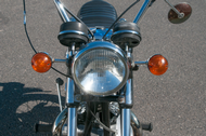 International Scout Triumph Tiger head light